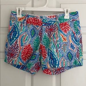 Lilly Pulitzer Callahan shorts size 0